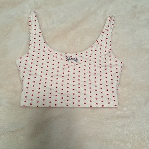 John galt/ brandy Melville heart top